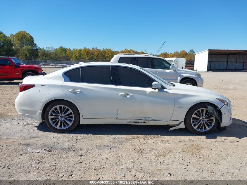 2018 Infiniti Q50 3.0T Luxe VIN: JN1EV7AP9JM360182 Lot: 40639553