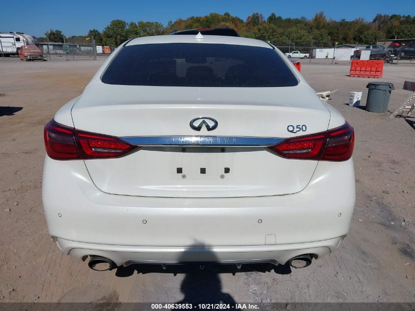 2018 Infiniti Q50 3.0T Luxe VIN: JN1EV7AP9JM360182 Lot: 40639553