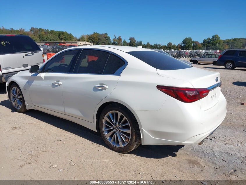 VIN JN1EV7AP9JM360182 2018 INFINITI Q50 3.0T LUXE