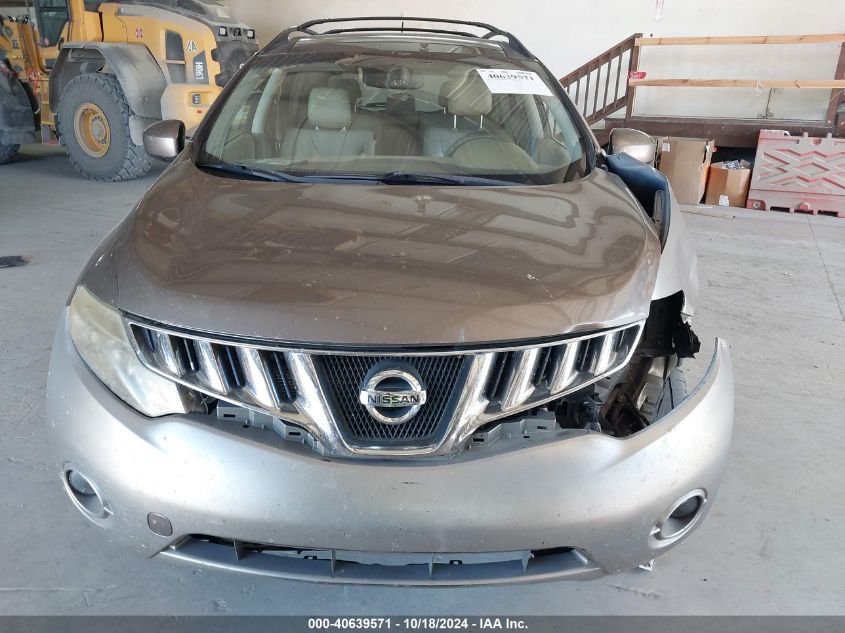 2009 Nissan Murano Sl VIN: JN8AZ18UX9W014977 Lot: 40639571