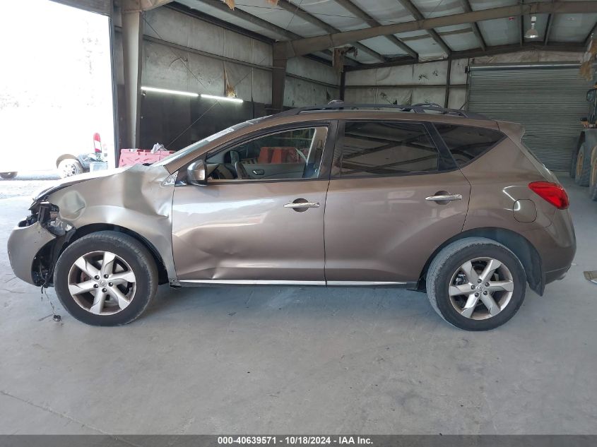 2009 Nissan Murano Sl VIN: JN8AZ18UX9W014977 Lot: 40639571