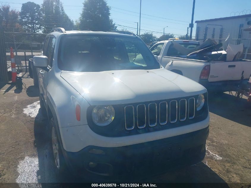 2016 Jeep Renegade Latitude VIN: ZACCJBBT0GPC50744 Lot: 40639578