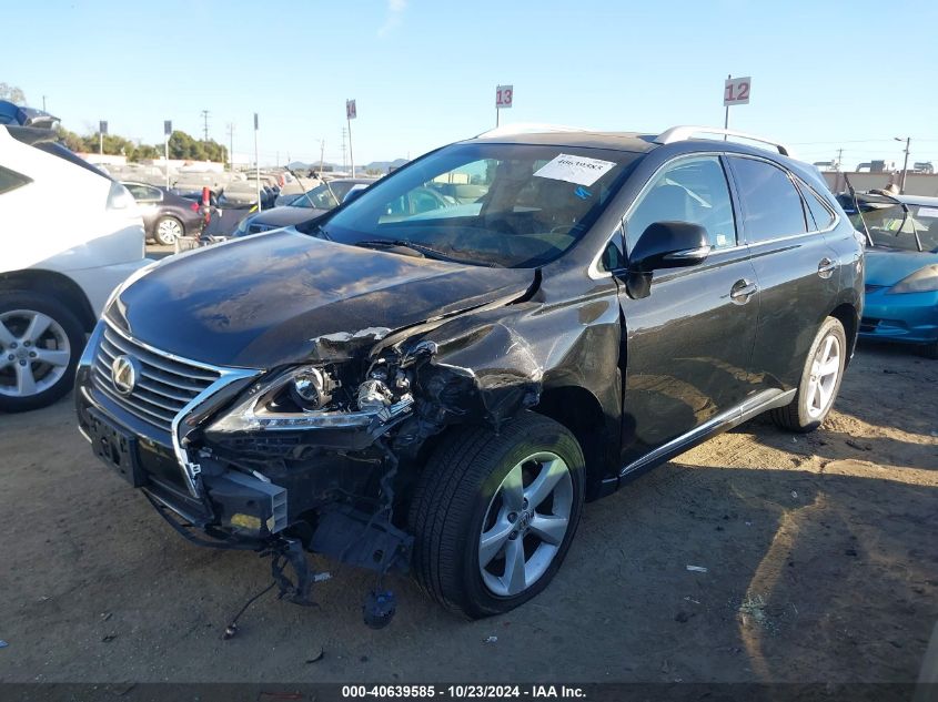 VIN 2T2BK1BA3DC197624 2013 Lexus RX, 350 no.2