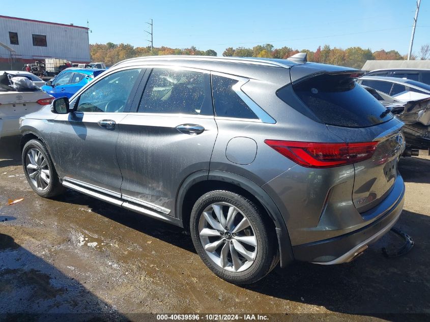 2021 Infiniti Qx50 Luxe Awd VIN: 3PCAJ5BB7MF112136 Lot: 40639596