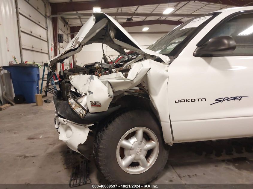 2000 Dodge Dakota Slt/Sport VIN: 1B7GL22N3YS546110 Lot: 40639597