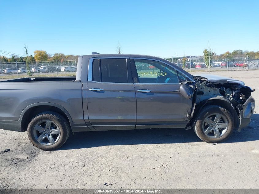 2023 Honda Ridgeline Rtl-E VIN: 5FPYK3F74PB028809 Lot: 40639657