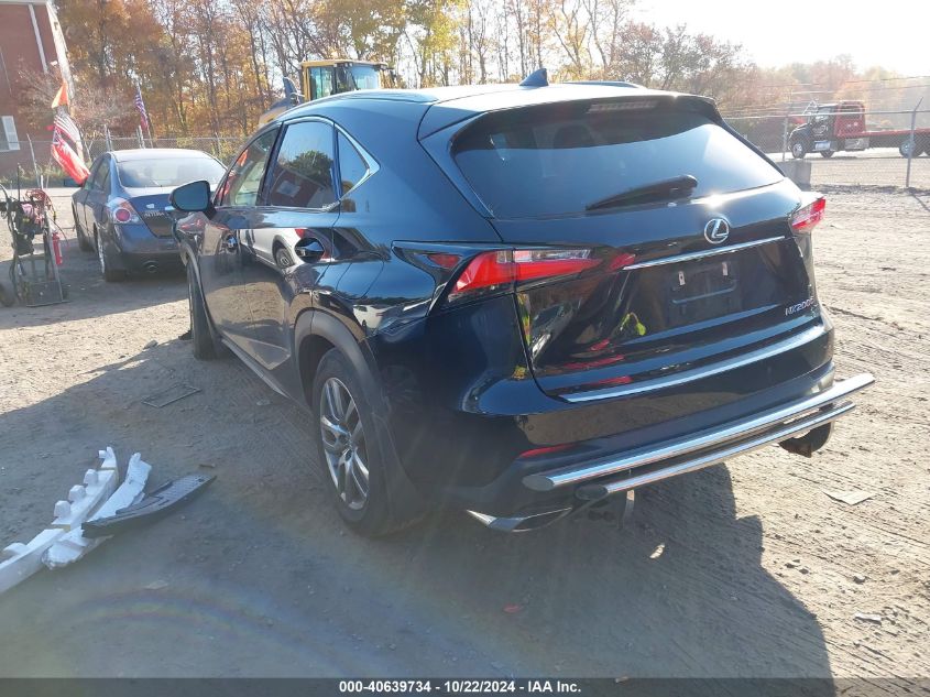 2016 Lexus Nx 200T VIN: JTJBARBZ4G2055150 Lot: 40639734