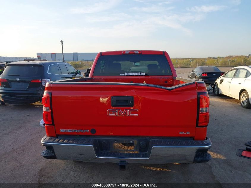 2015 GMC Sierra 1500 Sle VIN: 3GTP1UEC6FG165240 Lot: 40639757