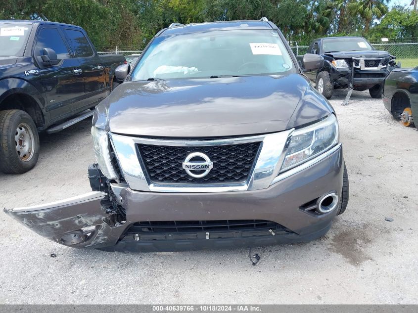 2016 Nissan Pathfinder Sl VIN: 5N1AR2MN6GC656624 Lot: 40639766