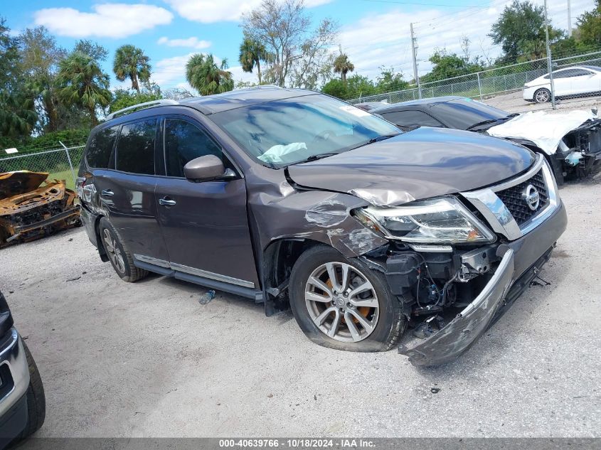 2016 Nissan Pathfinder Sl VIN: 5N1AR2MN6GC656624 Lot: 40639766