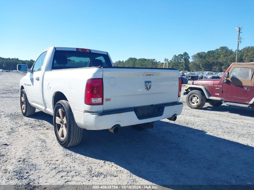 2012 Ram 1500 St VIN: 3C6JD6AT2CG261416 Lot: 40639794