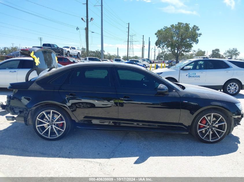 2018 Audi A4 2.0T Premium/2.0T Tech Premium VIN: WAUENAF43JA105504 Lot: 40639809