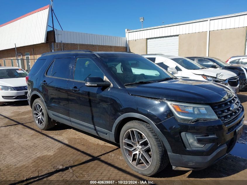 2016 Ford Explorer Sport VIN: 1FM5K8GTXGGB28113 Lot: 40639857