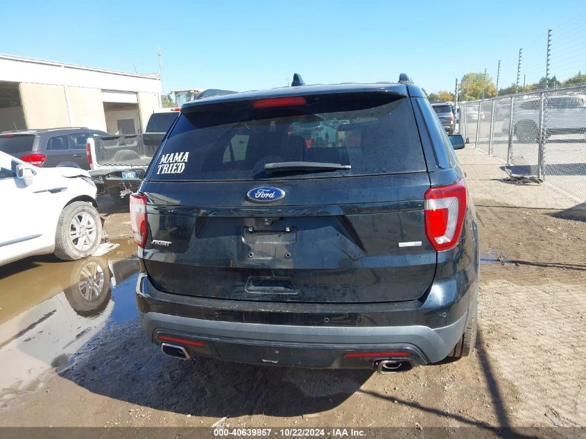 2016 Ford Explorer Sport VIN: 1FM5K8GTXGGB28113 Lot: 40639857