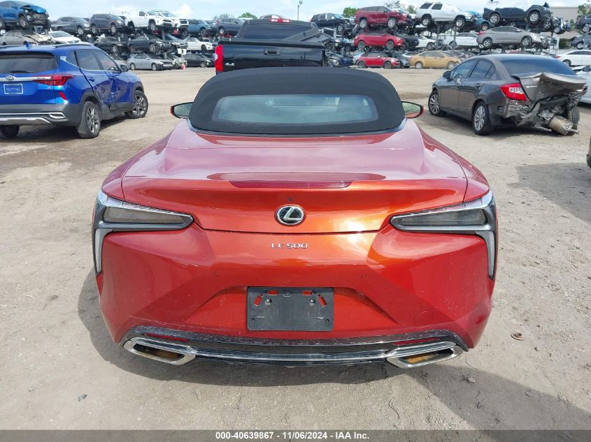 2021 Lexus Lc 500 VIN: JTHKPAAY4MA101362 Lot: 40639867