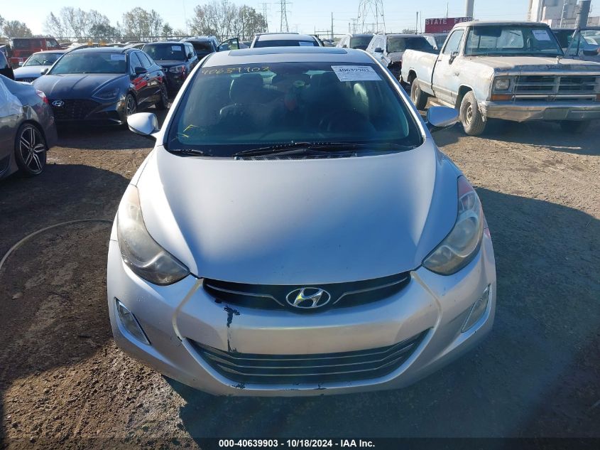 2012 Hyundai Elantra Limited (Ulsan Plant) VIN: KMHDH4AE1CU382575 Lot: 40639903