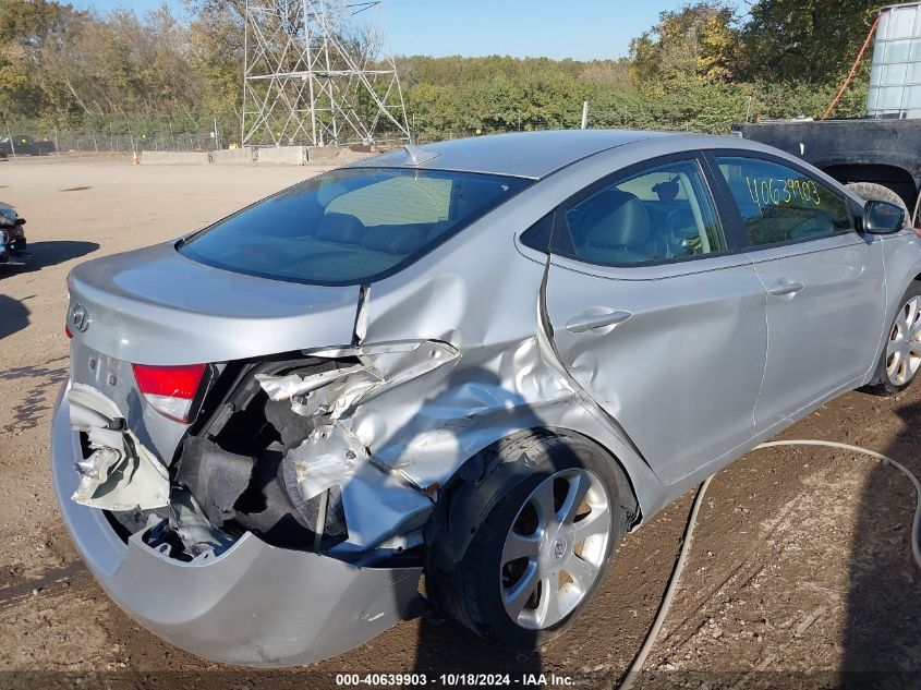 2012 Hyundai Elantra Limited (Ulsan Plant) VIN: KMHDH4AE1CU382575 Lot: 40639903