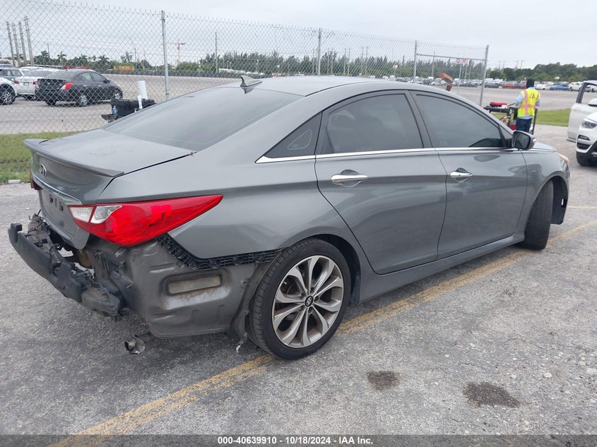 Vin: 5npec4ac1eh822202, lot: 41129055, hyundai sonata se 20144