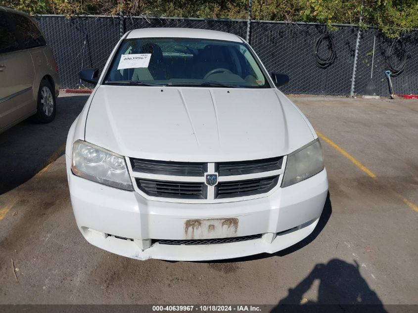 2008 Dodge Avenger Se VIN: 1B3LC46R88N238311 Lot: 40639967