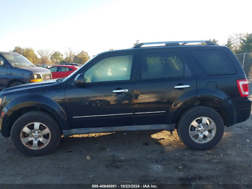 2011 Ford Escape Limited VIN: 1FMCU0EG0BKB44318 Lot: 40640051