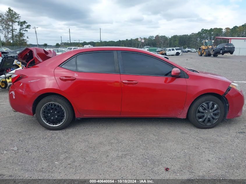 2016 TOYOTA COROLLA LE - 2T1BURHE0GC598799