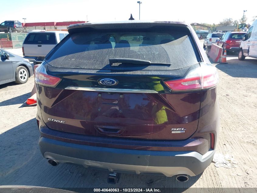 2019 Ford Edge Sel VIN: 2FMPK4J90KBB03431 Lot: 40640063