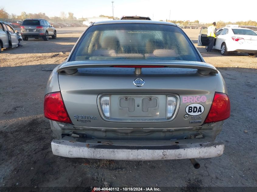 2005 Nissan Sentra 1.8S VIN: 3N1CB51DX5L531130 Lot: 40640112