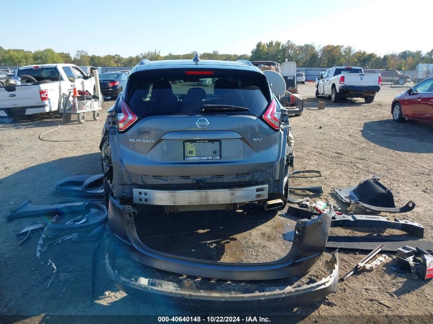 2017 Nissan Murano Sv VIN: 5N1AZ2MG8HN166032 Lot: 40640148