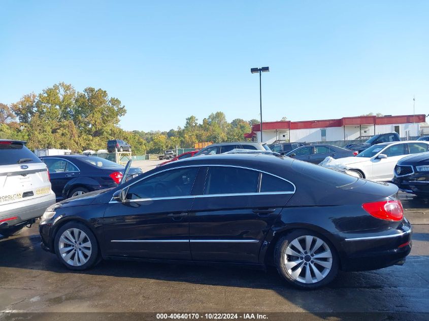 2010 Volkswagen Cc Sport VIN: WVWMP7AN7AE550591 Lot: 40640170