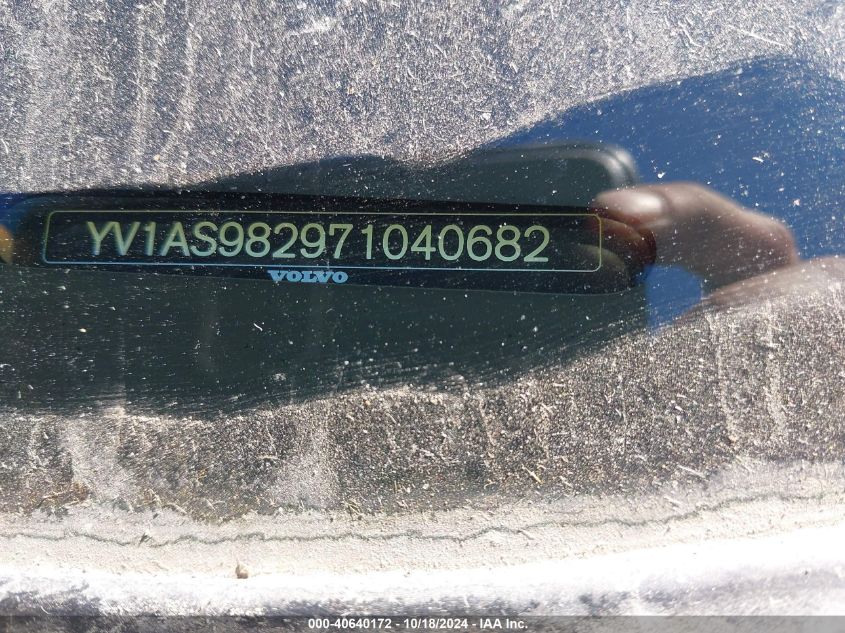 2007 Volvo S80 3.2 VIN: YV1AS982971040682 Lot: 40640172