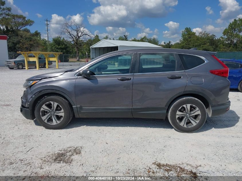 2018 Honda Cr-V Lx VIN: 2HKRW5H32JH411714 Lot: 40640183