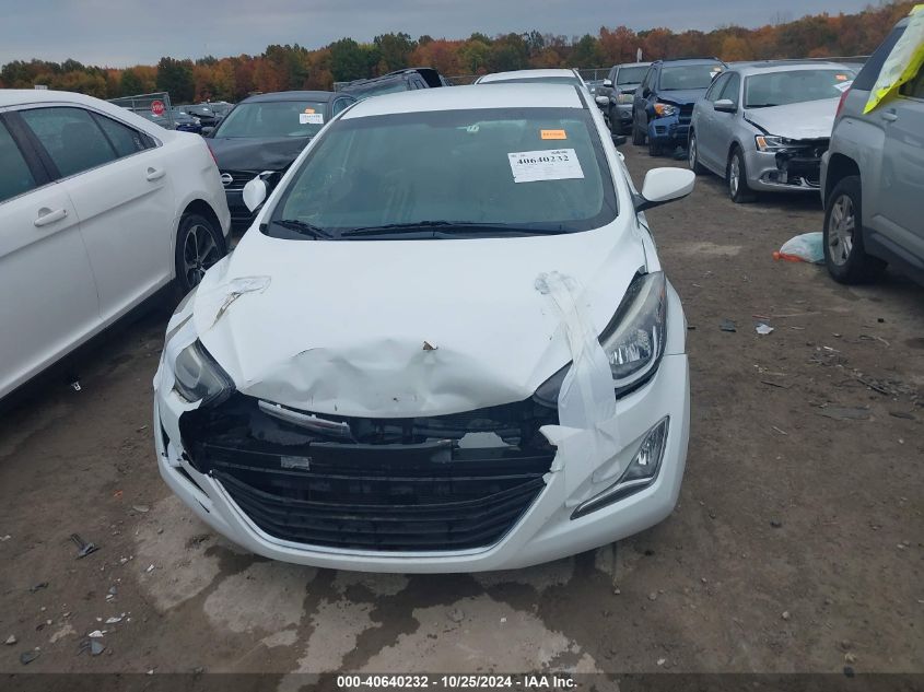 2014 Hyundai Elantra Se VIN: 5NPDH4AE0EH484502 Lot: 40640232