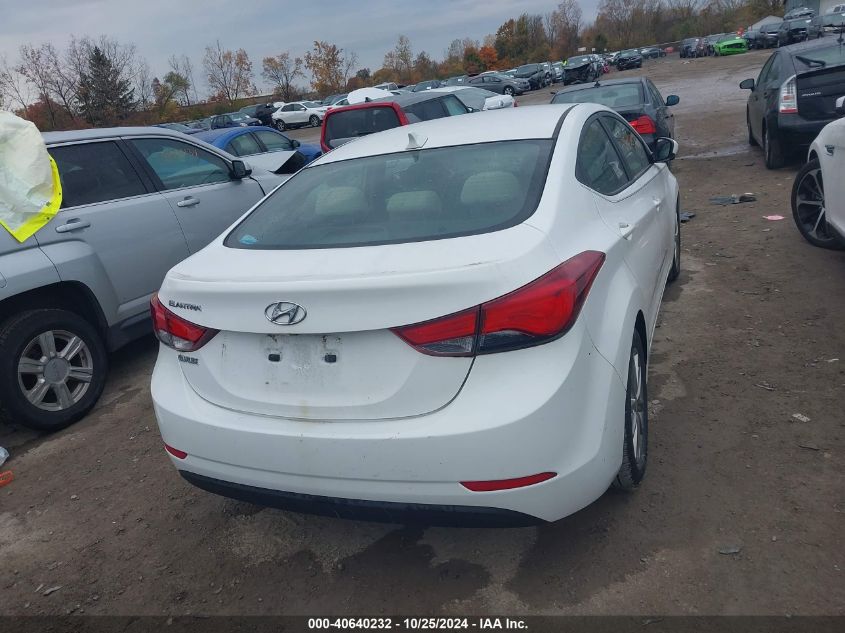 2014 Hyundai Elantra Se VIN: 5NPDH4AE0EH484502 Lot: 40640232