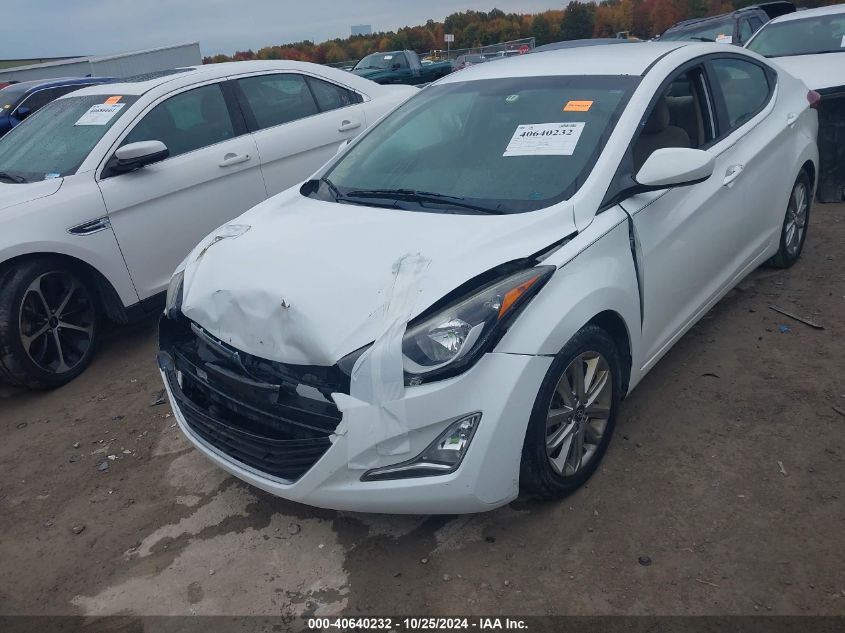 2014 Hyundai Elantra Se VIN: 5NPDH4AE0EH484502 Lot: 40640232