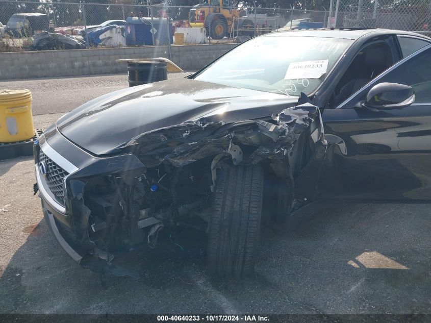 VIN JN1FV7APXJM461414 2018 INFINITI Q50 3.0T RED SPORT 400