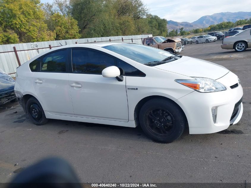 2013 Toyota Prius Two VIN: JTDKN3DU0D5616380 Lot: 40640240