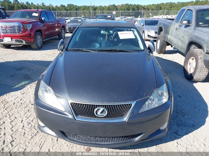 2008 Lexus Is 250 VIN: JTHBK262282082741 Lot: 40640253