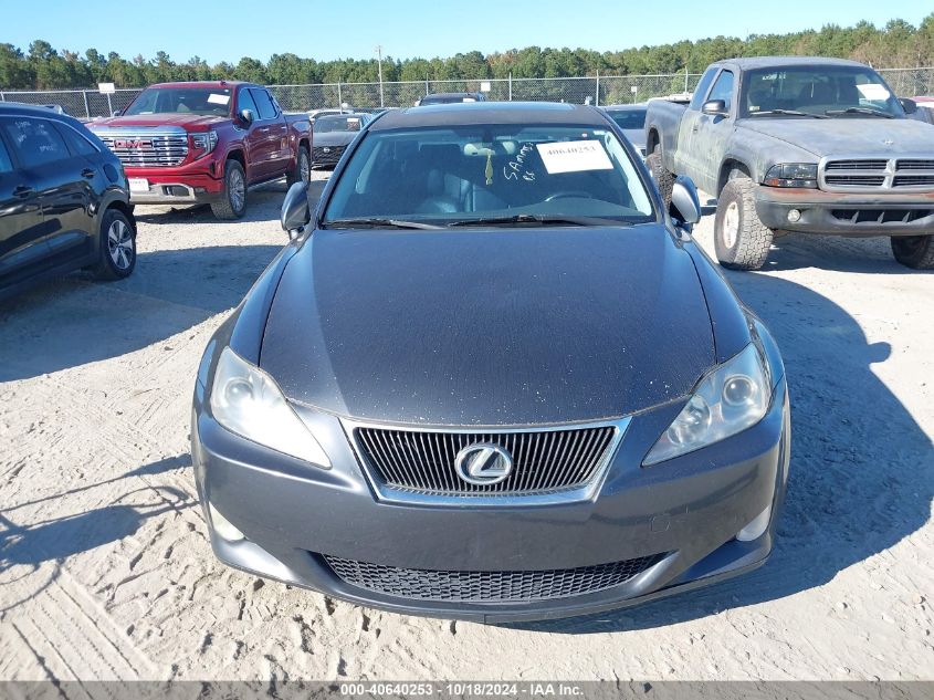 2008 Lexus Is 250 VIN: JTHBK262282082741 Lot: 40640253