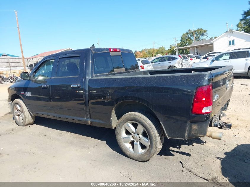 2017 Ram 1500 Big Horn 4X4 6'4 Box VIN: 1C6RR7TT8HS709357 Lot: 40640268