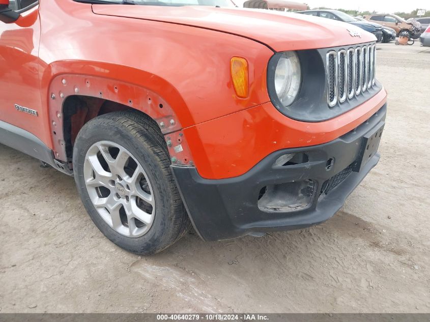 2015 Jeep Renegade Latitude VIN: ZACCJABT6FPC09964 Lot: 40640279