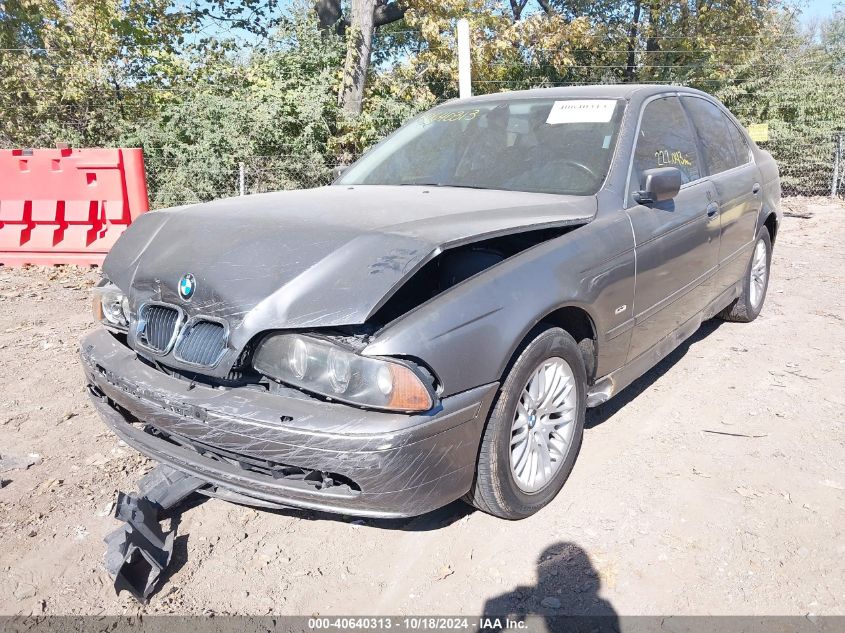 2002 BMW 530I VIN: WBADT53462CE92622 Lot: 40640313