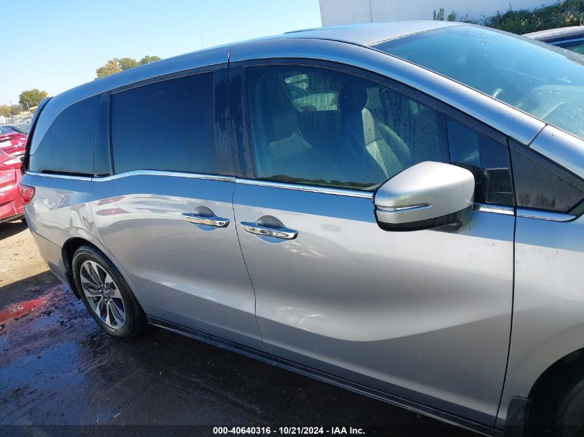 2022 Honda Odyssey Ex-L VIN: 5FNRL6H73NB067462 Lot: 40640316