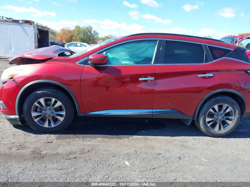 2016 Nissan Murano Platinum/S/Sl/Sv VIN: 5N1AZ2MH4GN109608 Lot: 40640322