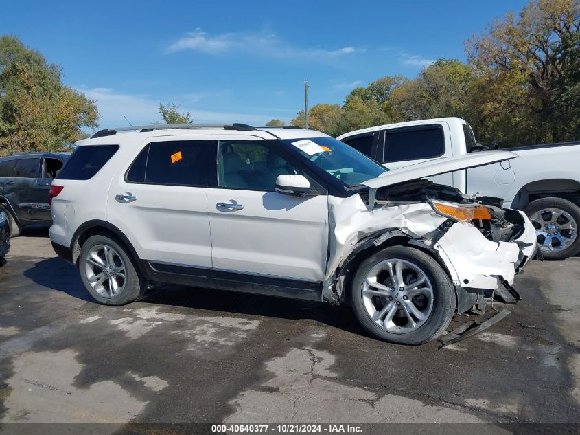 2012 Ford Explorer Limited VIN: 1FMHK8F89CGB01828 Lot: 40640377