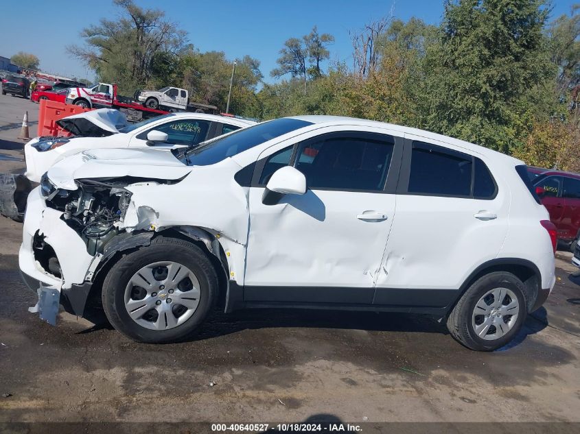 2018 Chevrolet Trax Ls VIN: KL7CJKSB2JB546158 Lot: 40640527