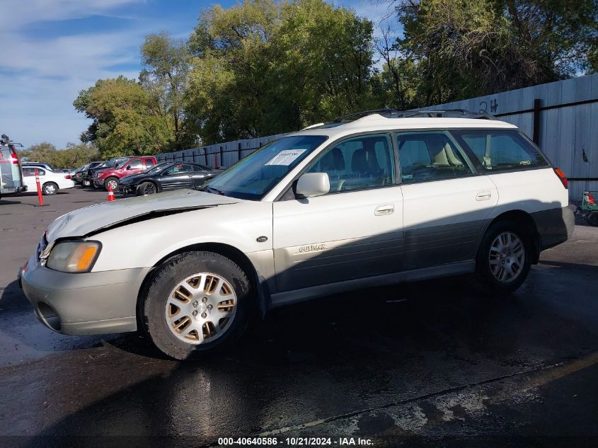 2002 Subaru Outback H6-3.0 L.l. Bean Edition VIN: 4S3BH806827639550 Lot: 40640586