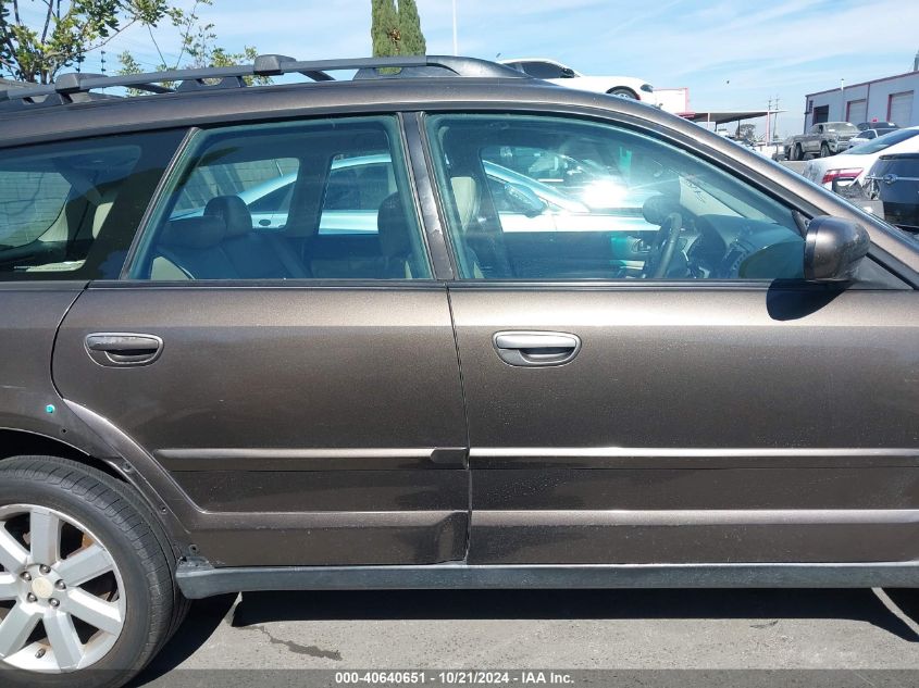 2008 Subaru Outback 2.5I Limited/2.5I Limited L.l. Bean Edition VIN: 4S4BP62C987339160 Lot: 40640651