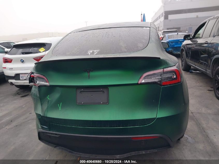 2020 Tesla Model Y Long Range Dual Motor All-Wheel Drive VIN: 5YJYGDEE0LF027263 Lot: 40640660