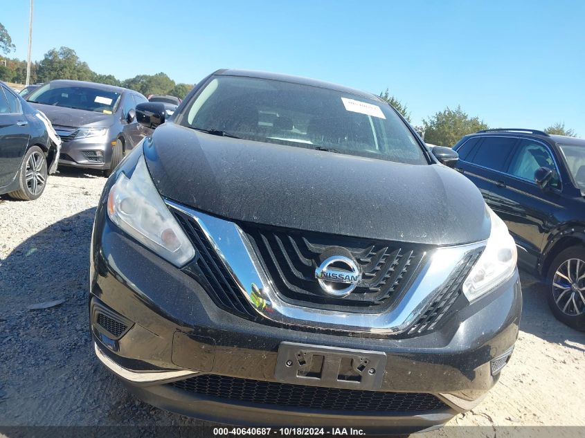 2017 Nissan Murano S VIN: 5N1AZ2MHXHN164100 Lot: 40640687