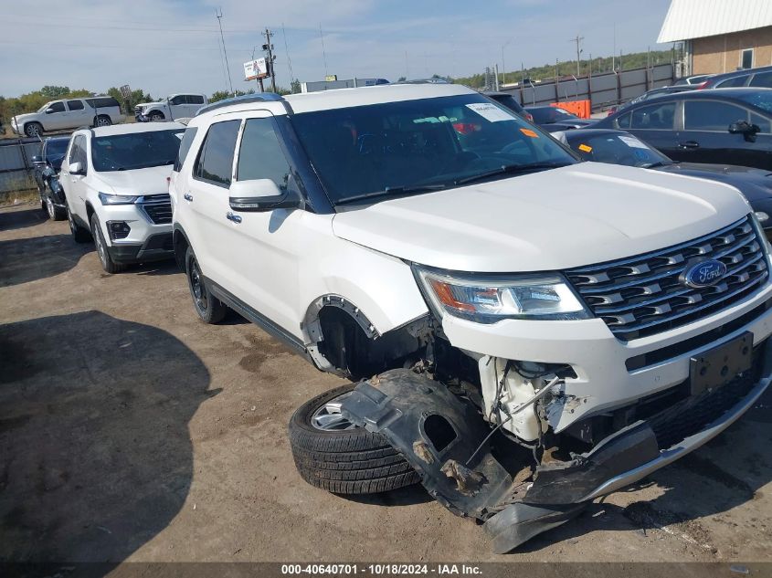 2016 Ford Explorer Limited VIN: 1FM5K7F89GGA79624 Lot: 40640701